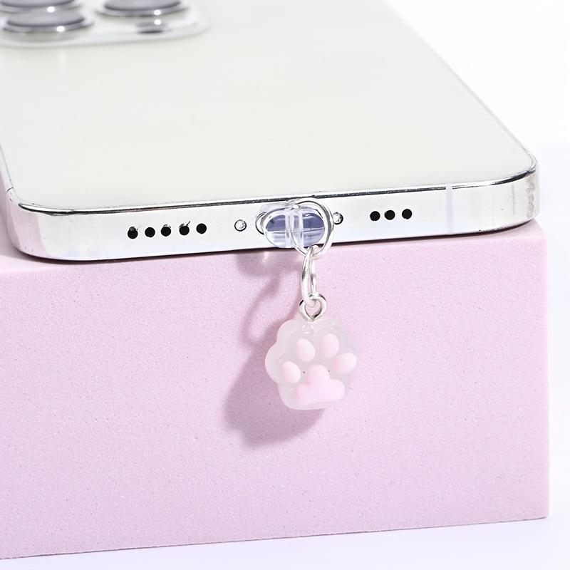 Cute Claw Phone Dust Plug Phone Accessory Pendant Decoration For IPhone Type-C Charging Interface