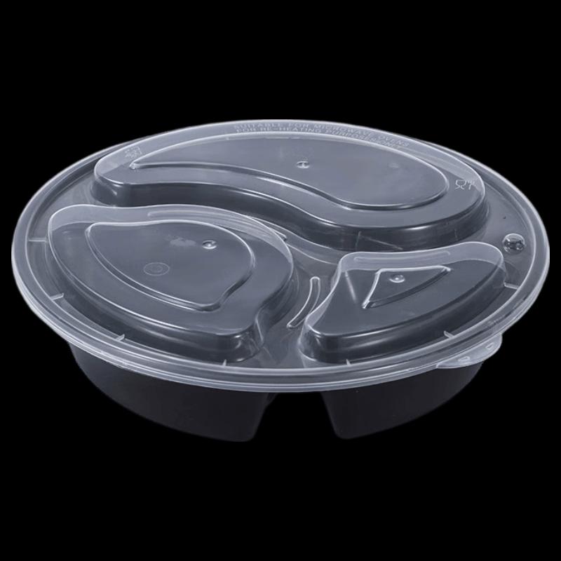 

Одноразовый круглый контейнер для еды из ПП, пригодный для микроволновой печи