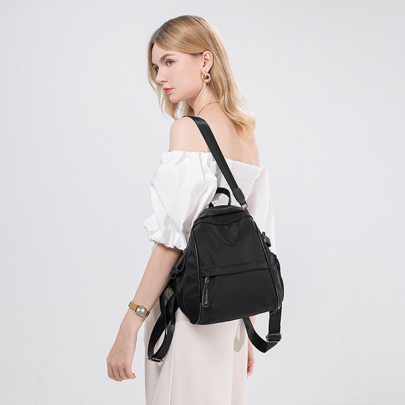 Casual Oxford Cloth Backpack for Women Korean Version New Large Capacity Lightweight and Easy To Match Backpack Travel Bag School Bag Trendy