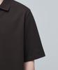 Musinsa Standard Slit Neck Pique Polo Shirt [Dark Brown]