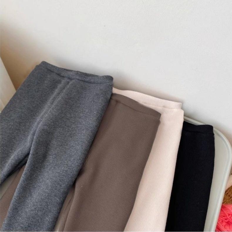 Baby Girls Thermal Leggings Spring Autumn Winter Kids Lace Flower Cute Simplicity Tight Trousers Children Skinny Pants