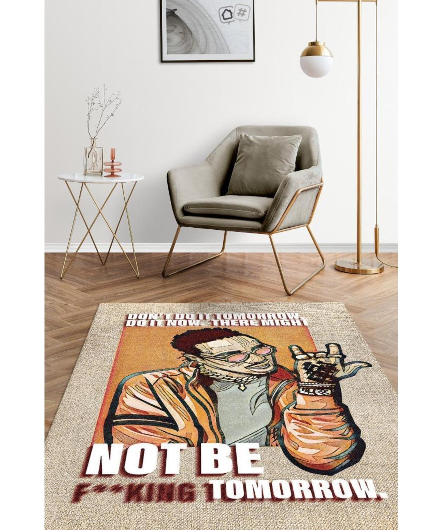 

Travis Scott Woven Based Washable Non-Slip Decorative Carpet