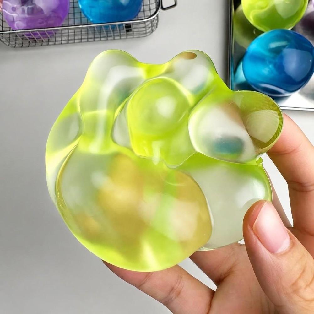 Petrolatum Material Coconut Oil Round Stress Ball Soft Slow Rebound Pinch Toy For Kids Adults
