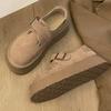 Retro women's autumn new models are trendy with thick soles and soft soles