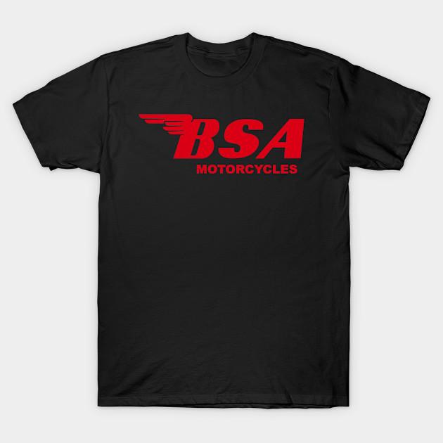 

Мужская черная футболка с принтом Bsaa Classic Motorcycle Logo Печать на трансферной бумаге без вырезания Хлопковая футболка 2XL