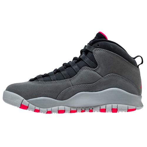 Jordan 10 Retro Rush Pink GS 487211-006 36.5 серый/розовый