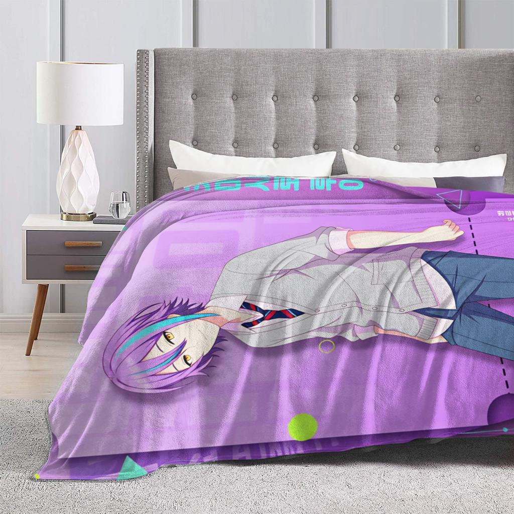 Kamishiro Rui Flannel Blanket Soft Durable Throw Blanket for Home Decor Camping Fluffy Bedspread Sofa Bed Cover
