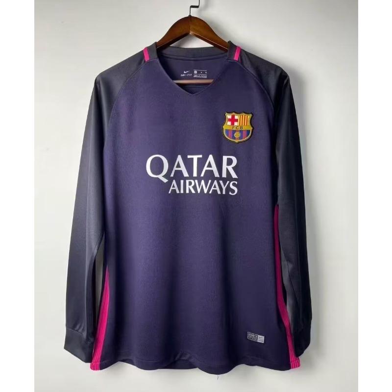 Source Direct Supply Retro Long-sleeved Jersey Real Madrid Barcelona Manchester United Juventus Liverpool Embroidery Sports Ball