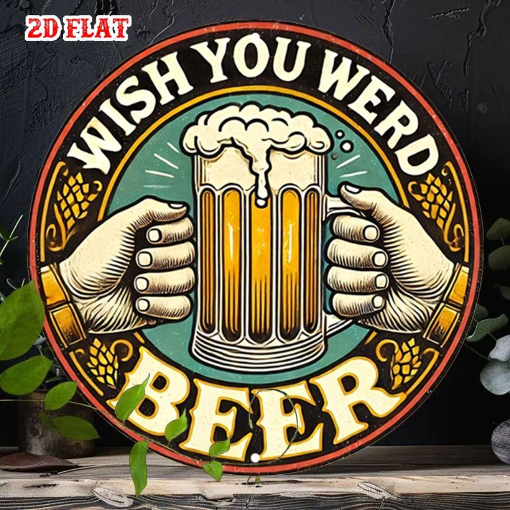 Metal Tin Sign Retro Art 20x20cm Home Wall Decor