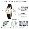 BUREI womens wristwatch analog quartz stylish waterproof date leather strap simple fashionable lightweight casual watch