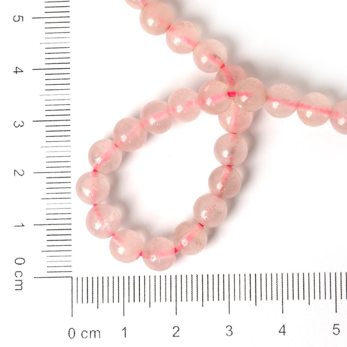 

6 мм натуральные розовые хрустальные бусины, свободные круглые кварцевые бусины для изготовления ювелирных изделий, браслет, ожерелье, серьги 6mm approx 68pcs розовый