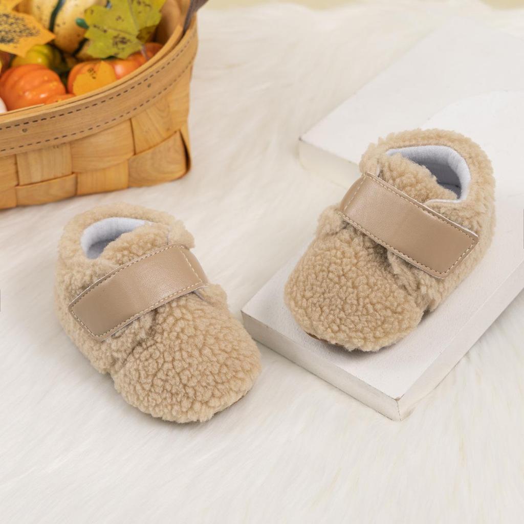 Korean Style Winter Baby Shoes - Non-Slip, Soft Sole with Magic Sticker