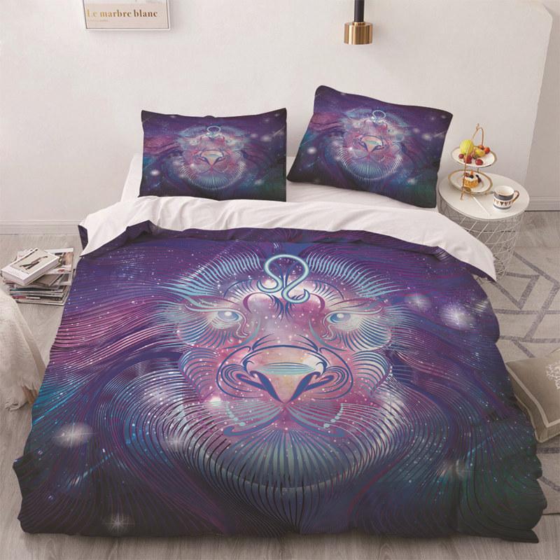 Constellation Duvet Cover Sun Moon Zodiac Astrology Bedding Set Spiritual Gifts For Women Teens Girls