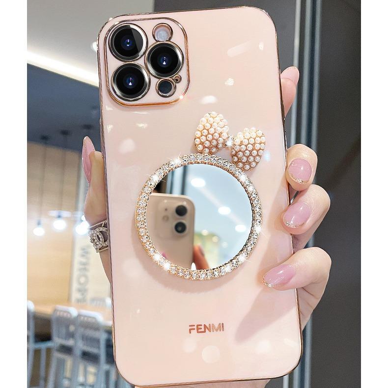 Suitable for Apple 15 Phone Case Electroplated Mirror, IPhone16 Protective Case, 13/14Pro Max Creative