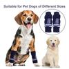 4pcs Knitted Dog Leg Warmers Soft Pet Leg Socks Pets Clothes Knee Pads Joints Sleeves Washable Winter Dog Elbow Guard Protector