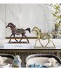Elegant Resin Horse Ornaments for Luxury Home Decor – Perfect for Living Room and Wine Cabinet.