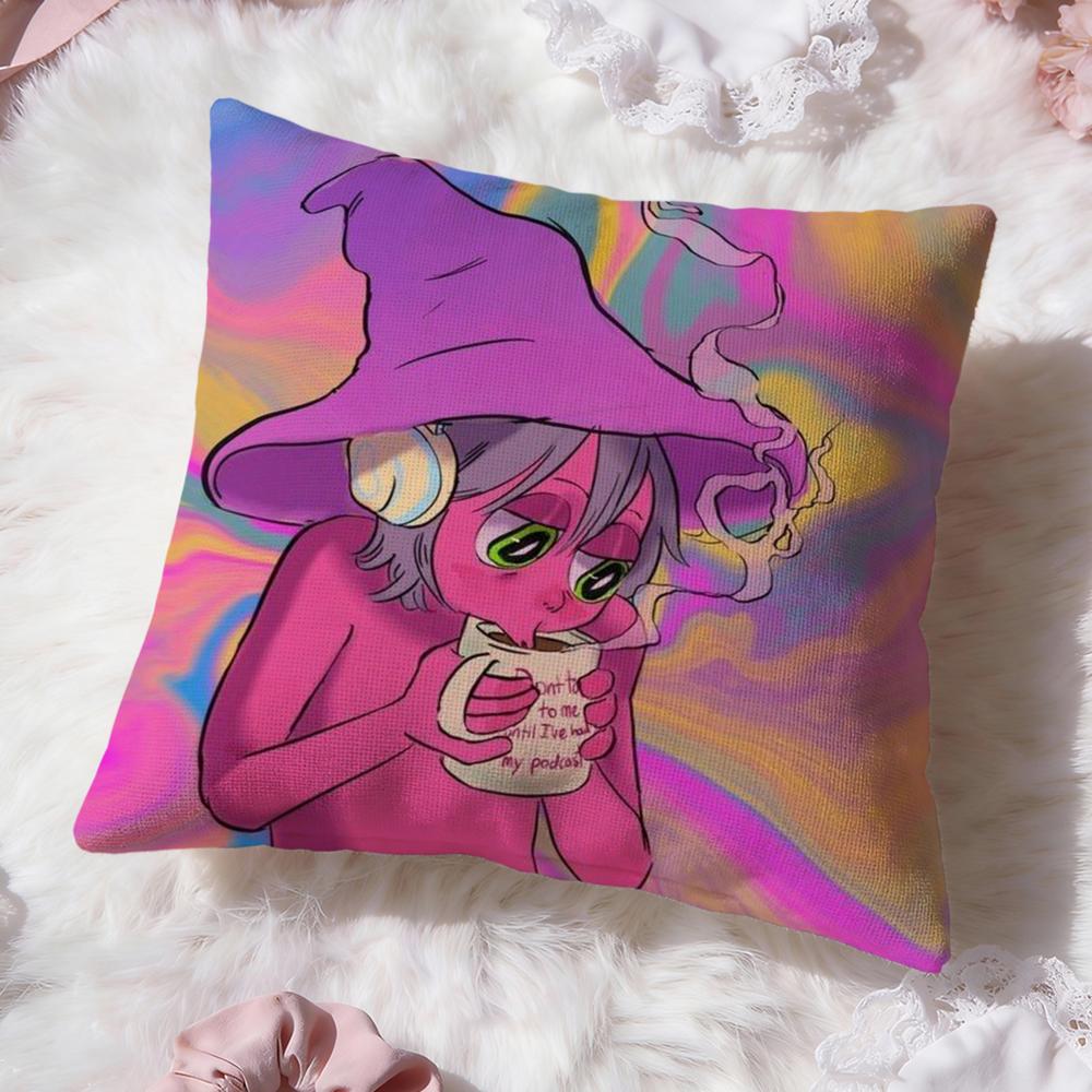 The M-Midnight Gosple Cushion Cover Premium Comfort Reversible Pillow Cove -Two in One Design for Any Room & Car Interior