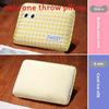 Grid Nap Pillow With Memory Foam For Office Rest And Student Dorm Use