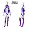 Titans Cartoon Teen Starfire Cosplay Costume Bodysuit Anime Heroes Roleplaying