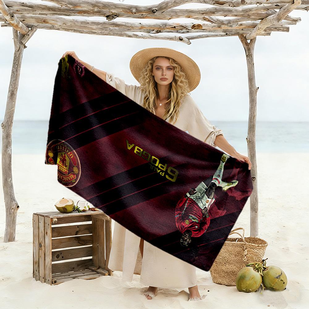 Cristiano Ronaldo Action Beach Towel Super Soft & Absorbent Comfortable Lightweight Portable for Swimming,Beach,Camping, Travel, Beach Accessories,Gym