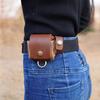 Leather Canvas Collapsible Foraging Bag For Storing Tools And Equipment