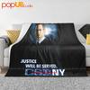 Csi Ny Justiça Servida Cobertor Ultra-Macio Colcha Cobertor de Sofá de Inverno Coberturas de Cama