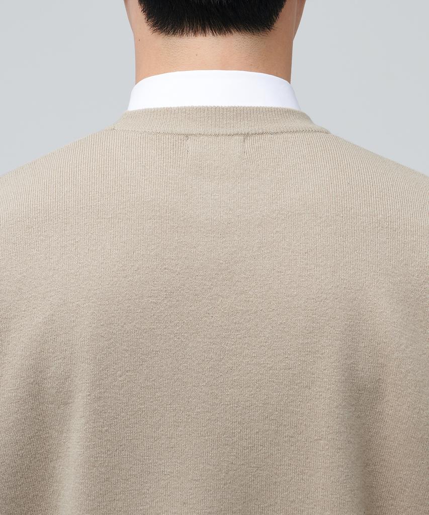 MUSINSA STANDARD Lambswool Crew Neck Knit Vest [Beige]