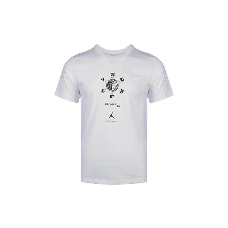 Air Jordan Love 6 Basketball Sports Short Sleeve White Men s AT8928-100 XXXL
