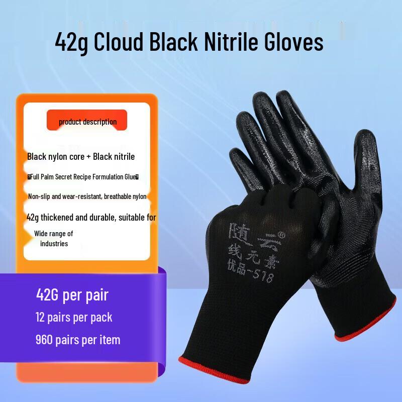 Nitrile Coated Work Gloves