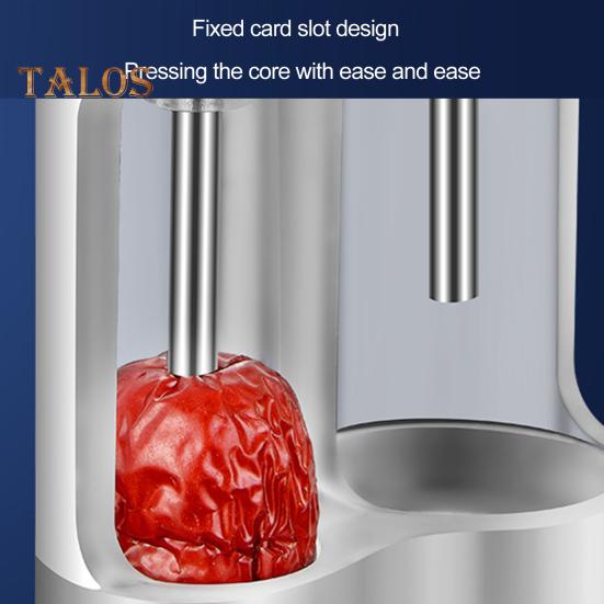 Dénoyauteur Pour Cerises En Acier Inoxydable - Portable, Facile à Nettoyer, Pour Raisins, Jujubes, Dattes - 3