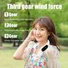 Portable Neck Fan Hands Free USB Rechargeable Bladeless Neck Fan Quiet Wearable Personal Fan for