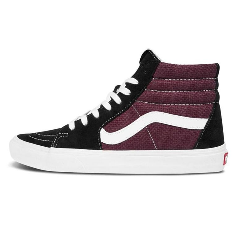 

Кроссовки унисекс Vans Sk8-Hi P&C Красный Черный Порт-Рояль VN0A4U3CWT9