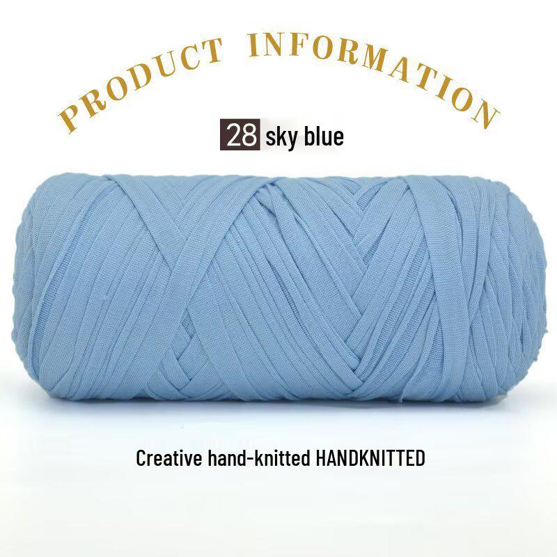 200g High Elastic Cloth Strip Yarn for DIY Weaving: Crochet Blankets, Floor Mats, Storage Baskets & More