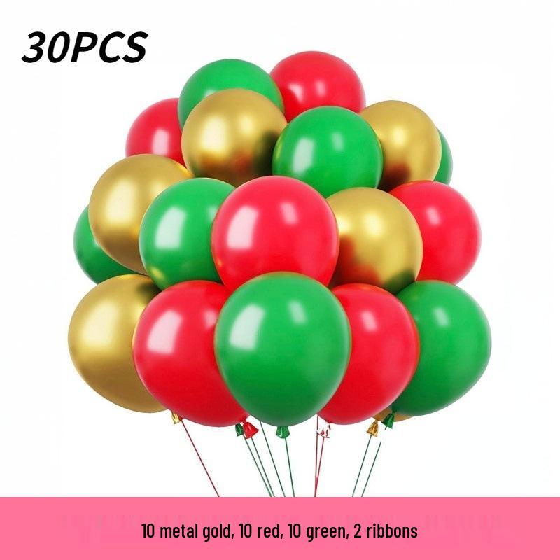 30-Piece 12-Inch Balloon Set for Birthday, Wedding, and Party Decorations