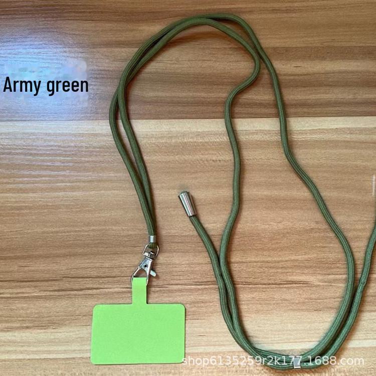 Regulowana uniwersalna smycz do telefonu komórkowego - odpinana nylonowa linka DIY - pasek na szyję zapobiegający zgubieniu