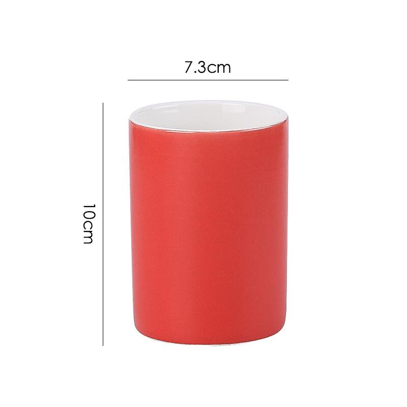 Ceramic Straight-Body Mouthwash Cup