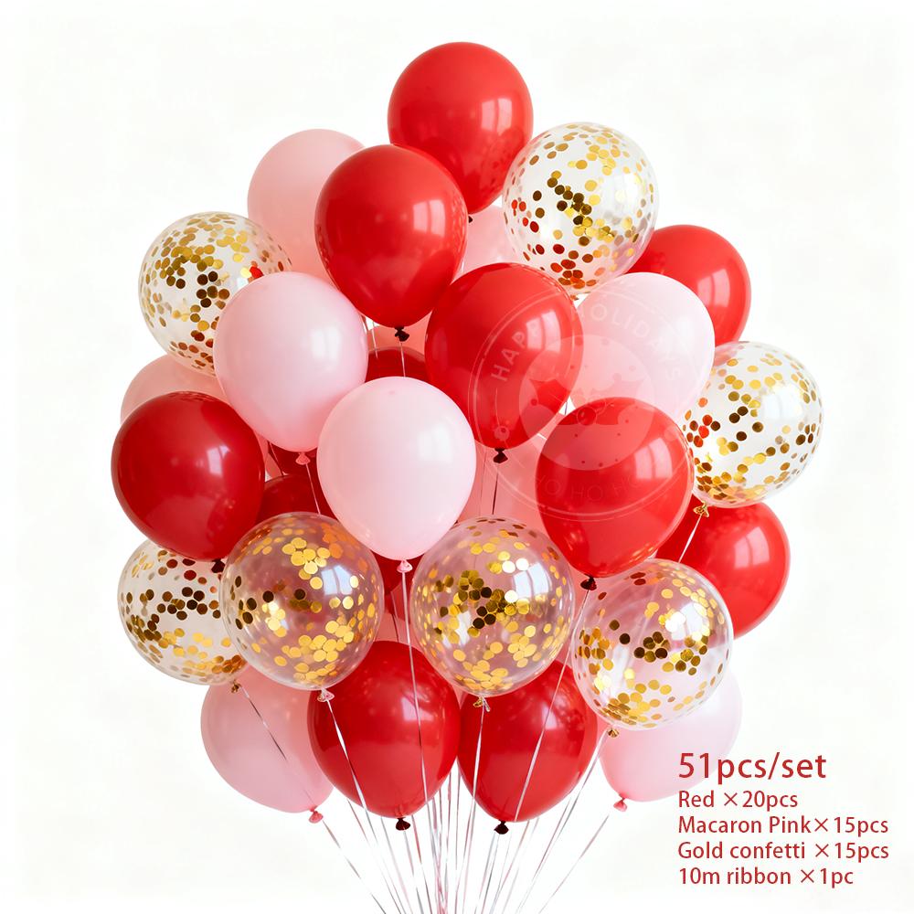 50Pcs 12inch Metallic Balloons Black Gold Balloon Confetti Balloons for Birthday Engagement Weddings Baby Shower Party Decor