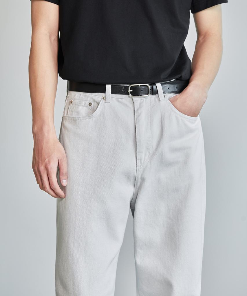 Beulaendideu 1855 Light Gray Jeans [Extra Wide Straight]