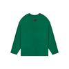 WE11DONE Ss22 Logo Simple Round Neck Long Sleeve Sweatshirt Unisex Sweatshirt Green WD-TT1-22-631-U-GR