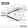 Victorinox Swiss Tool MX Silver with Nylon Swiss Army DIY with 26 Locking Model Case, Knife, Multi-Function Knife, Pliers, Swiss-Made Multi-Tool