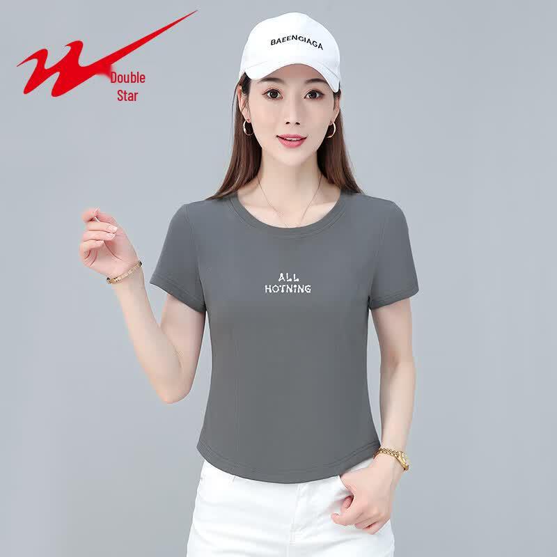 

Shuangxing Women s Plus Size Round Neck Short Sleeve T-Shirt 4XL