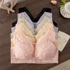 Thin Large Breasts Thin Bras Large Size Full Cup Comfortable Sandwich Bra Tube Top Anti-light