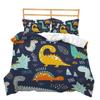 Animal Dinosaur Three-Piece Quilt Cover Children'S Bedding Digital Printing Four-Piece Batch
