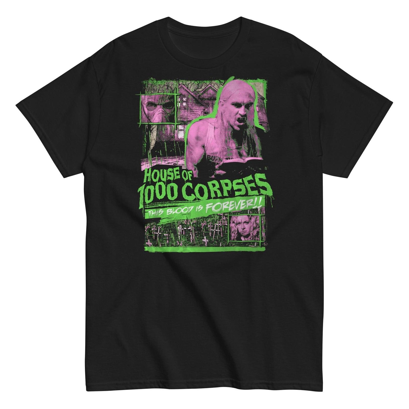 MerchMoment Rob Zombie House of 1000 Corpses T-Shirt T-Shirt Black New XL