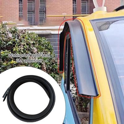 Car Door Seal Strip Self-Adhesive Auto Window Rubber Draft Seal Strip Roof Windshield Protector Seal Self-Adhesive Auto Window