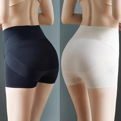 Women's Summer Mid-Waist Seamless Body Shaping Shorts - Abdominal Tightening, Hip Lifting, Breathable, Anti-Exposure Safety Base Layer.