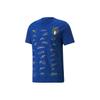 Italy National Team Signature Edition Victory Commemorative Short Sleeve T-Shirt Men Tops Blue 769992-04