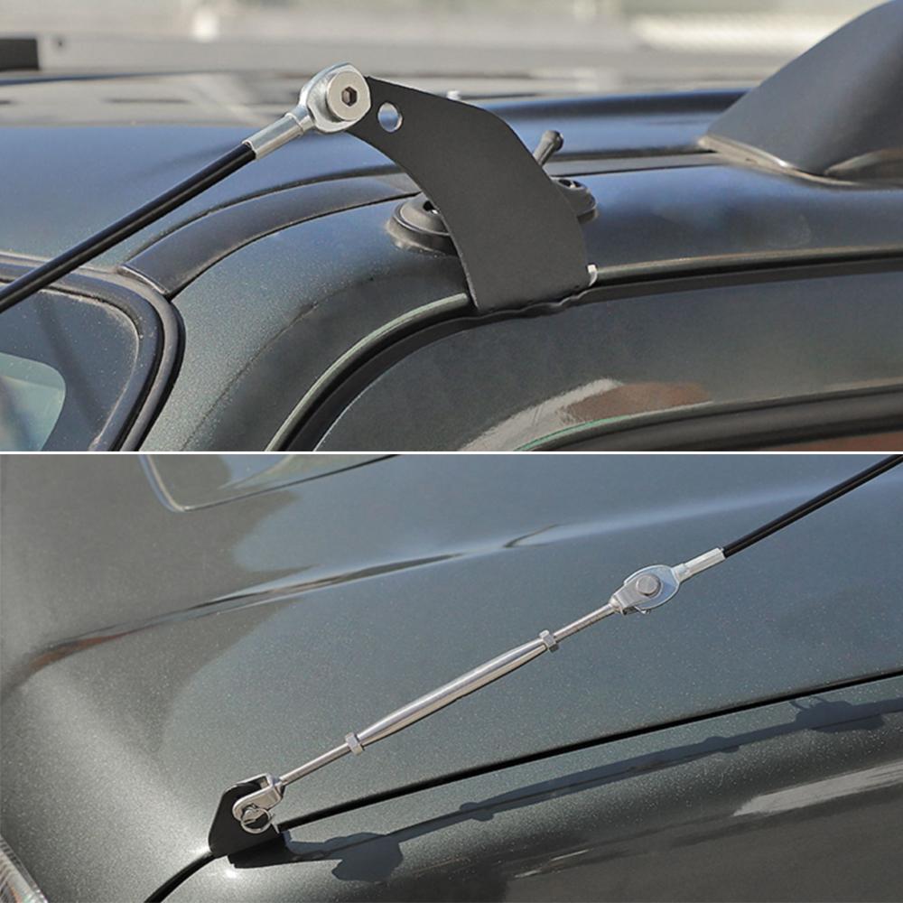 Elevador de extremidades de cuerda para eliminar obstáculos del capó del coche para Suzuki Jimny 2012-2017 JB23 JB43 decoración de línea de ramificación Exterior