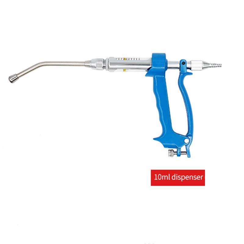 5/10/20/30/50ml Veterinary Metal Feeding Gun Continuous Drench Gun Sheep Cow Pig Goat Livestock Drenching Medication dispenser