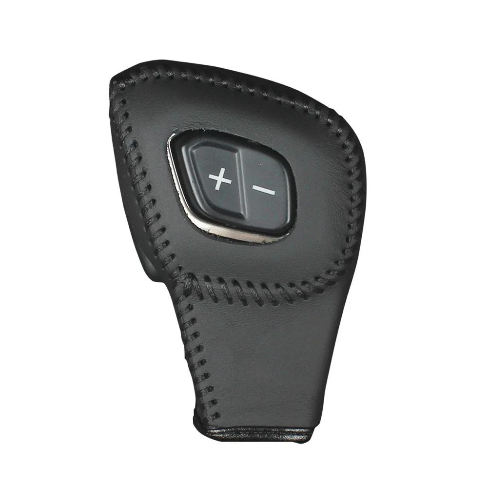 

Кожаная автомобильная ручка переключения передач, чехол для внутренней коробки передач, наклейка на крышку коробки передач, аксессуары для Ford Everest Ranger 2020-2024 чёрный